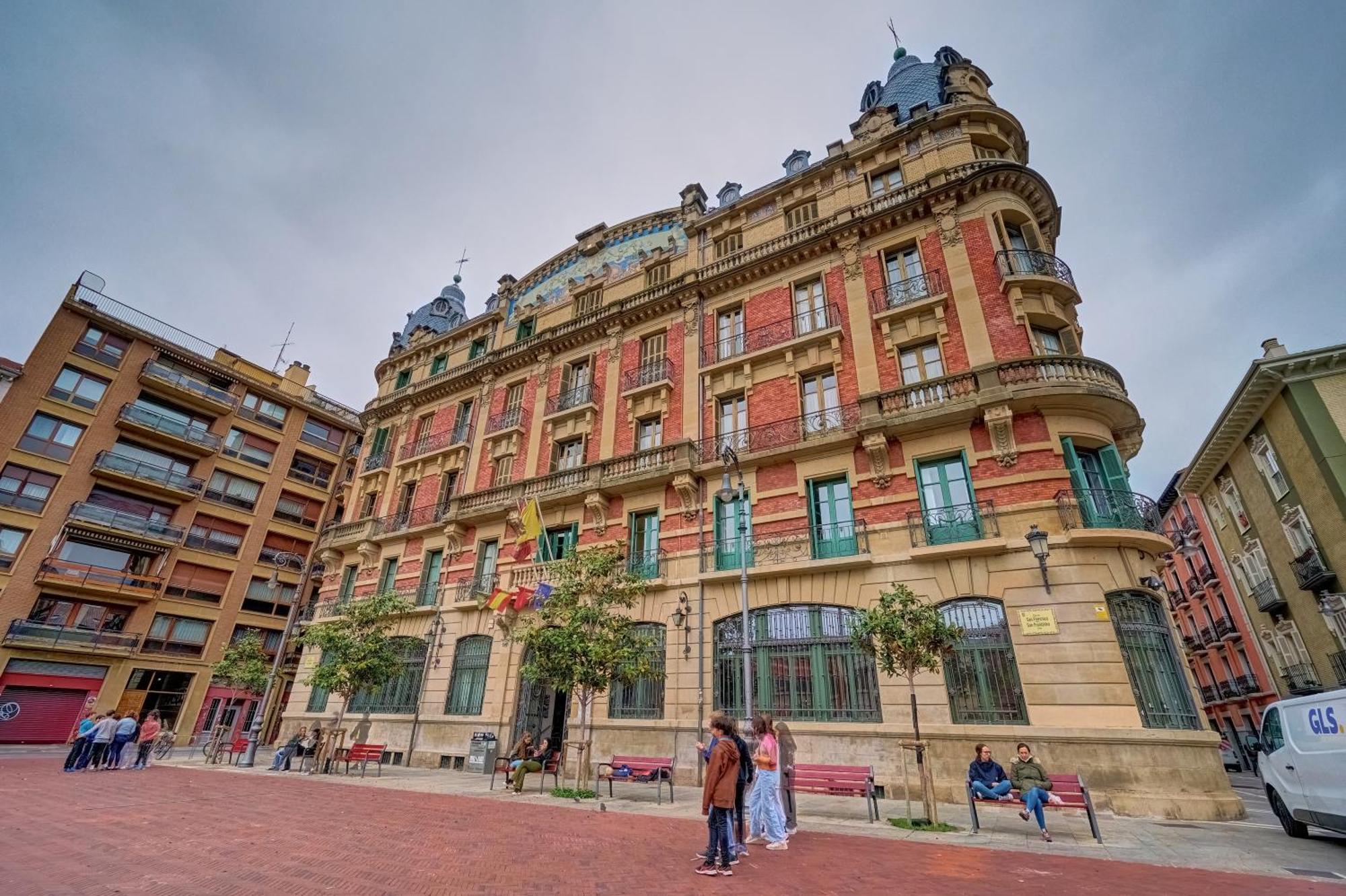 Centro Historico Exterior, Calle Nueva Dos Balcones Pamplona Exterior foto
