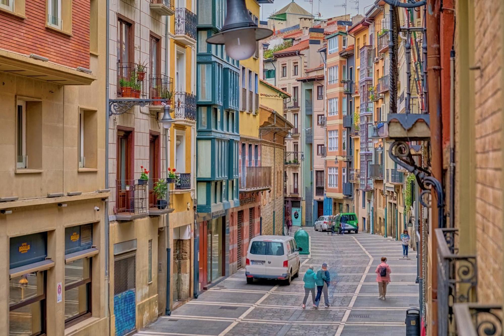 Centro Historico Exterior, Calle Nueva Dos Balcones Pamplona Exterior foto